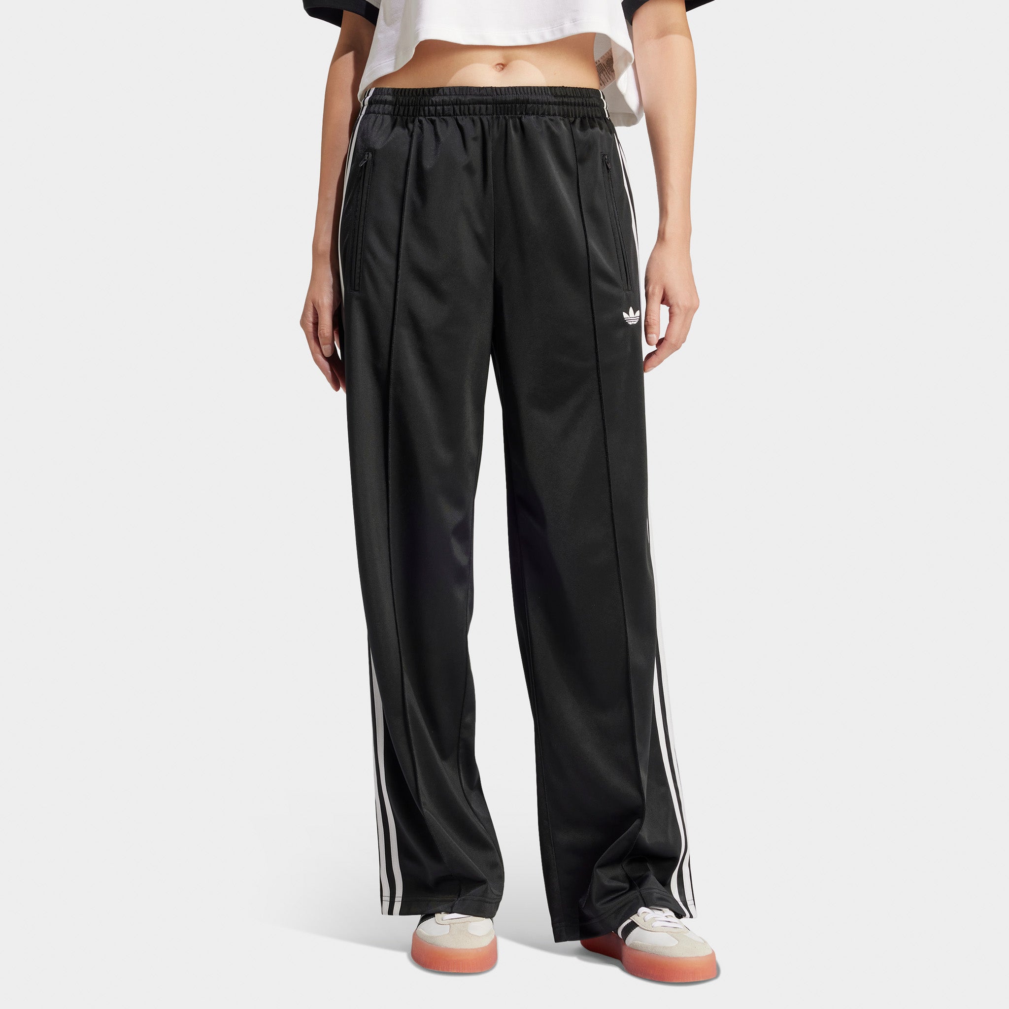 アディダス emmi FIREBIRD LOOSE TRACK PANTS adidas Women's Firebird Loose Track Pant / Black – JD Sports