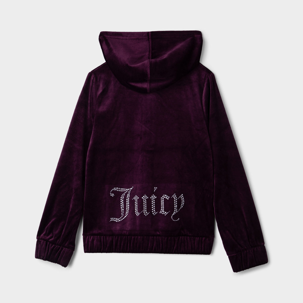 Juicy Couture Junior Girls Velour Full Zip Hoodie Winter Bloom JD Sports