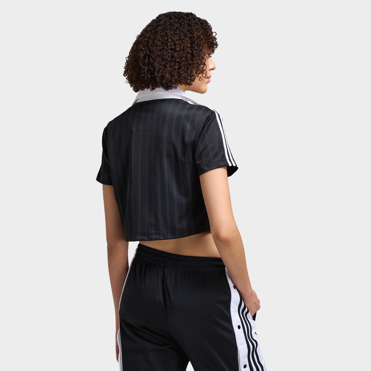 adidas Polo court jacquard ras-du-cou football femme / Noir