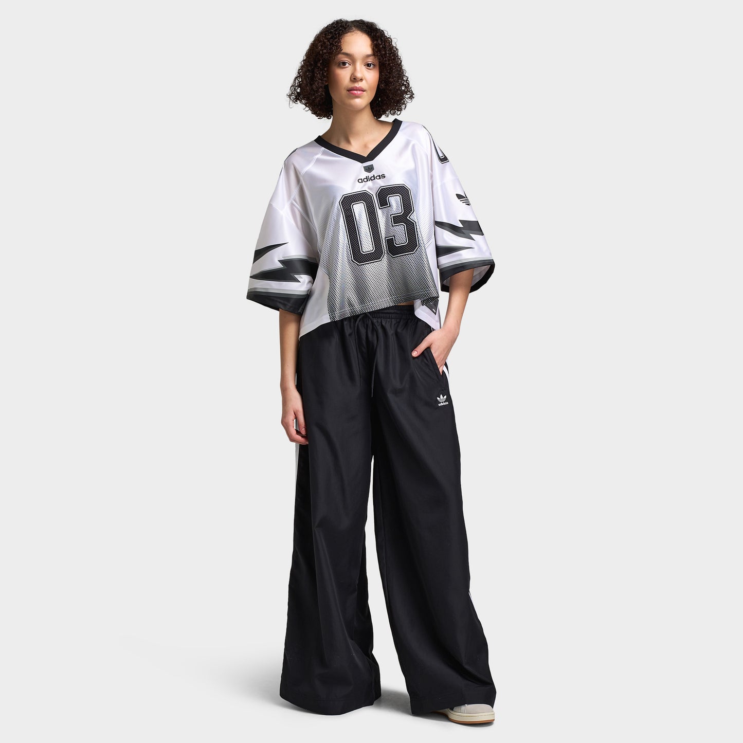 adidas Pantalon de survêtement surdimensionné Adilenium Season 3 pour femme / Noir