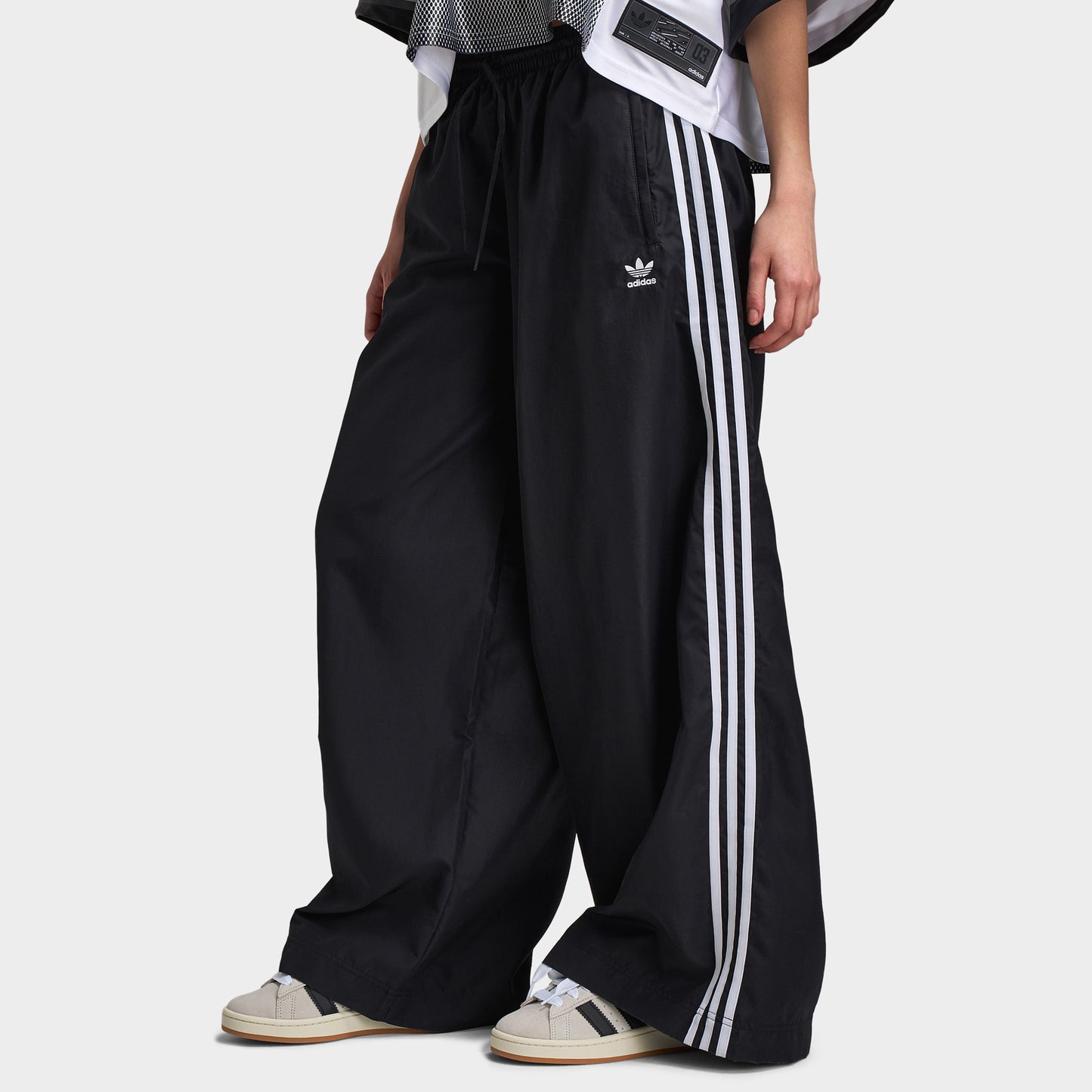 adidas Pantalon de survêtement surdimensionné Adilenium Season 3 pour femme / Noir