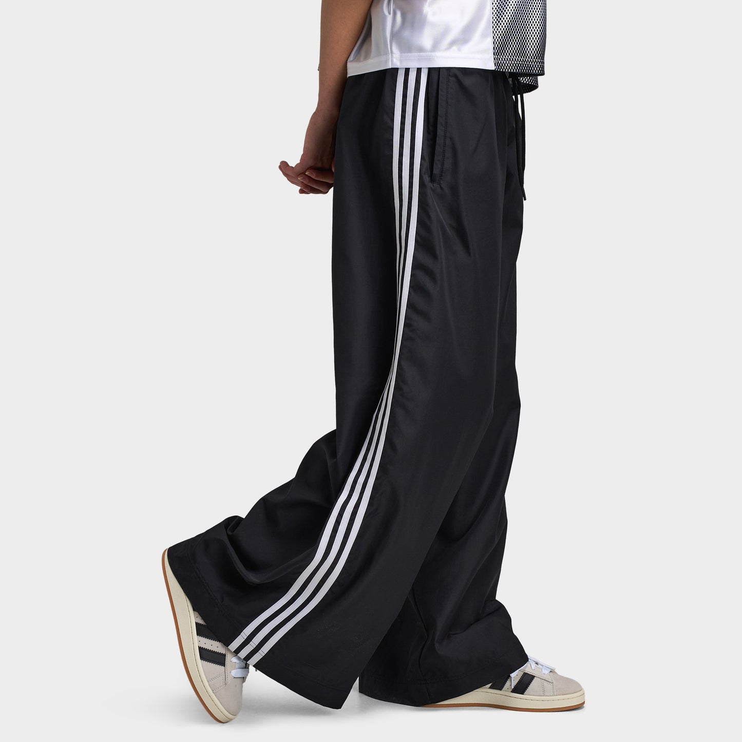 adidas Pantalon de survêtement surdimensionné Adilenium Season 3 pour femme / Noir