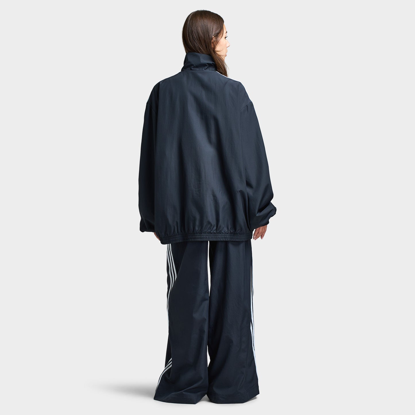 adidas Femmes Adicolor Haut de course surdimensionné / Noir