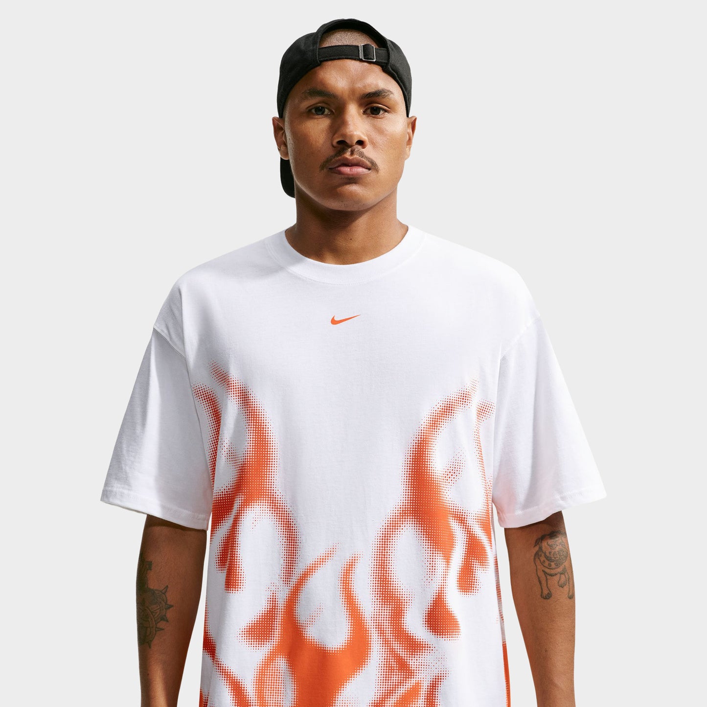 Nike Sportswear Max 90 T-shirt Flammes / Blanc
