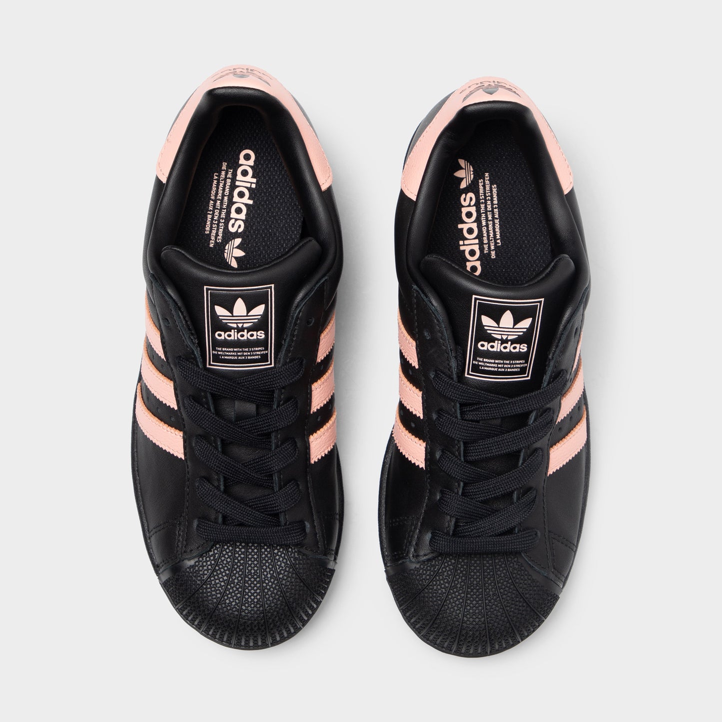 adidas Women's Superstar II Core Black / Glow Pink