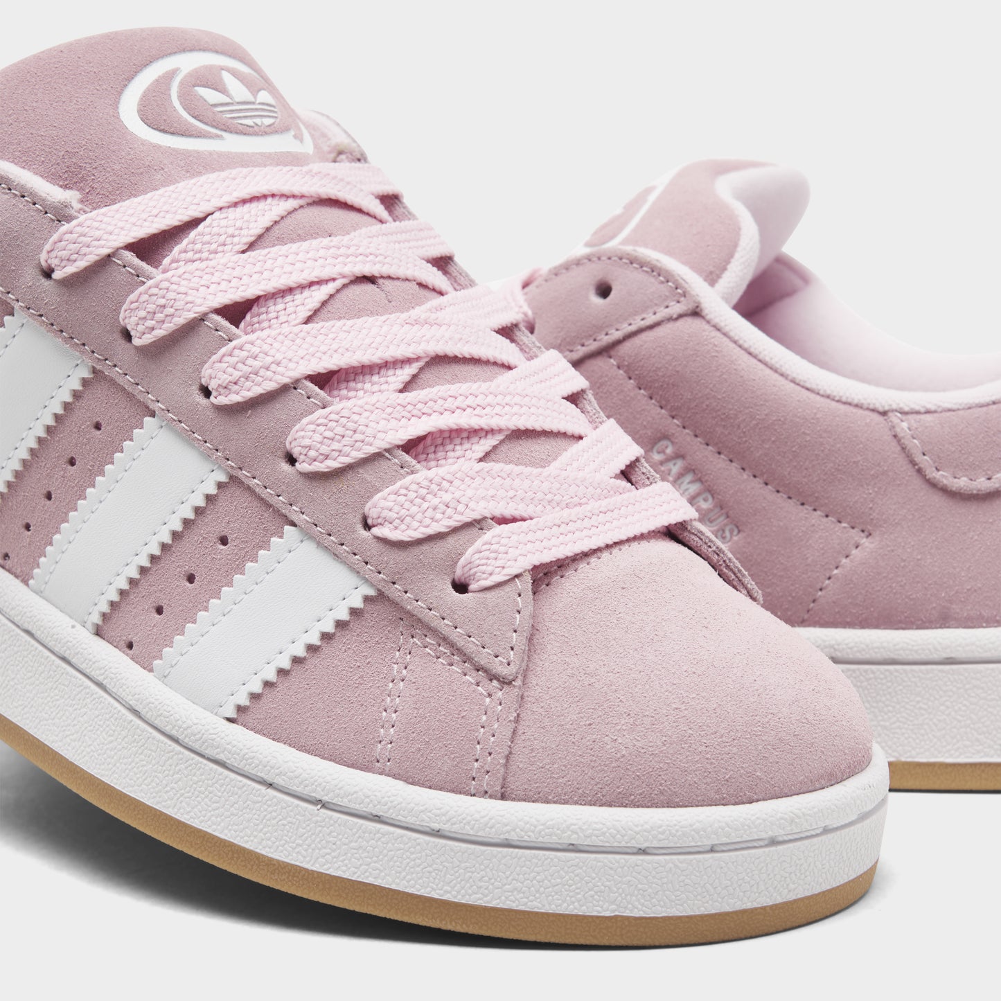 adidas Juniors' Campus 00s Clear Pink / White - Gum