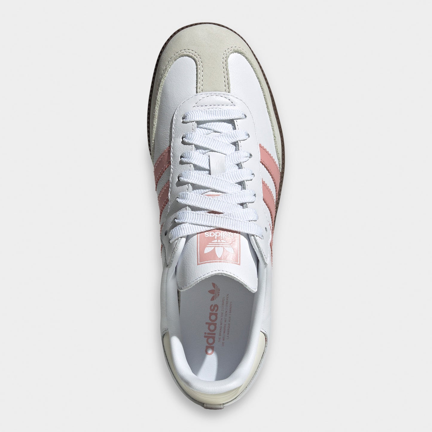adidas Women's Samba OG White / Wonder Mauve - White