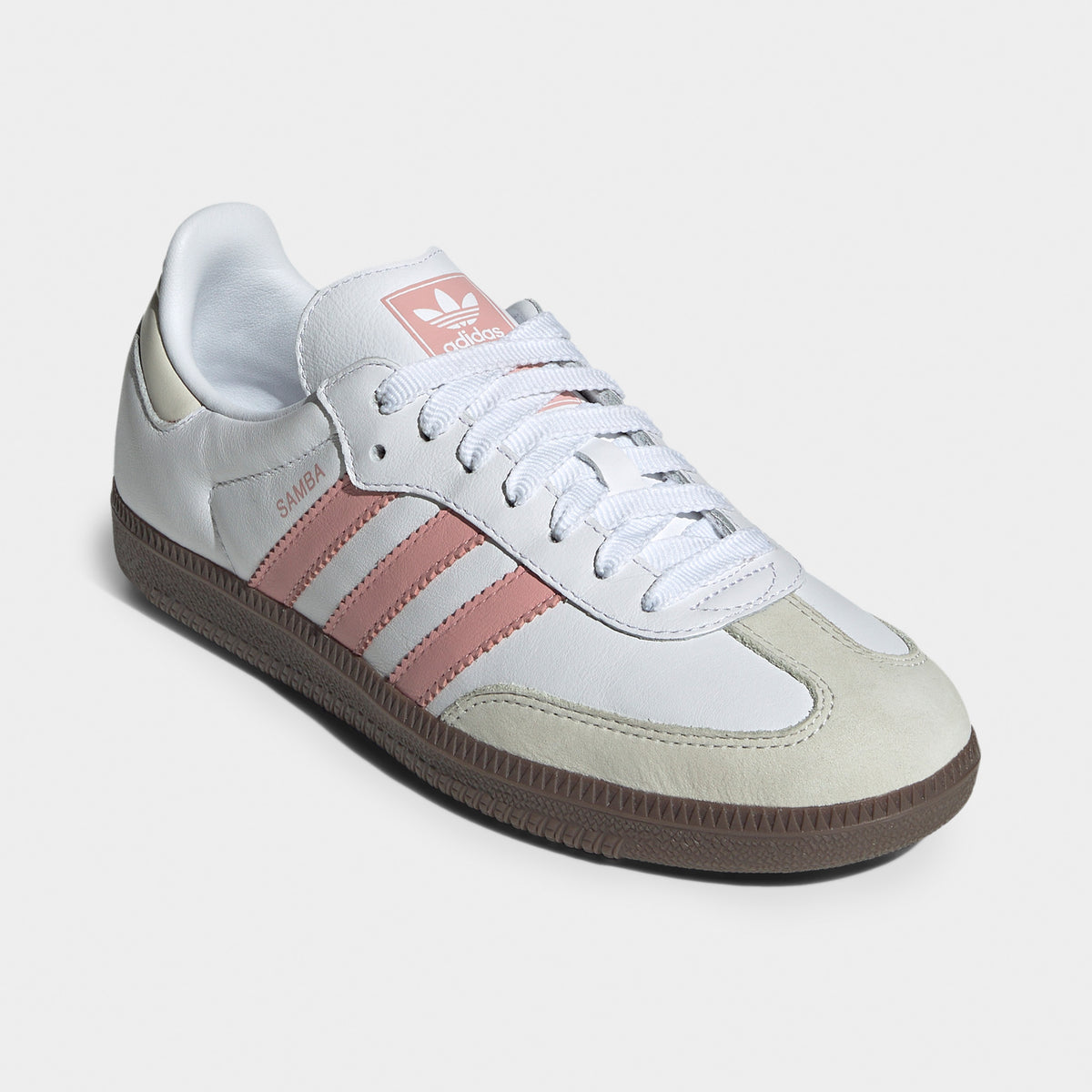 adidas Women's Samba OG White / Wonder Mauve - White | JD Sports