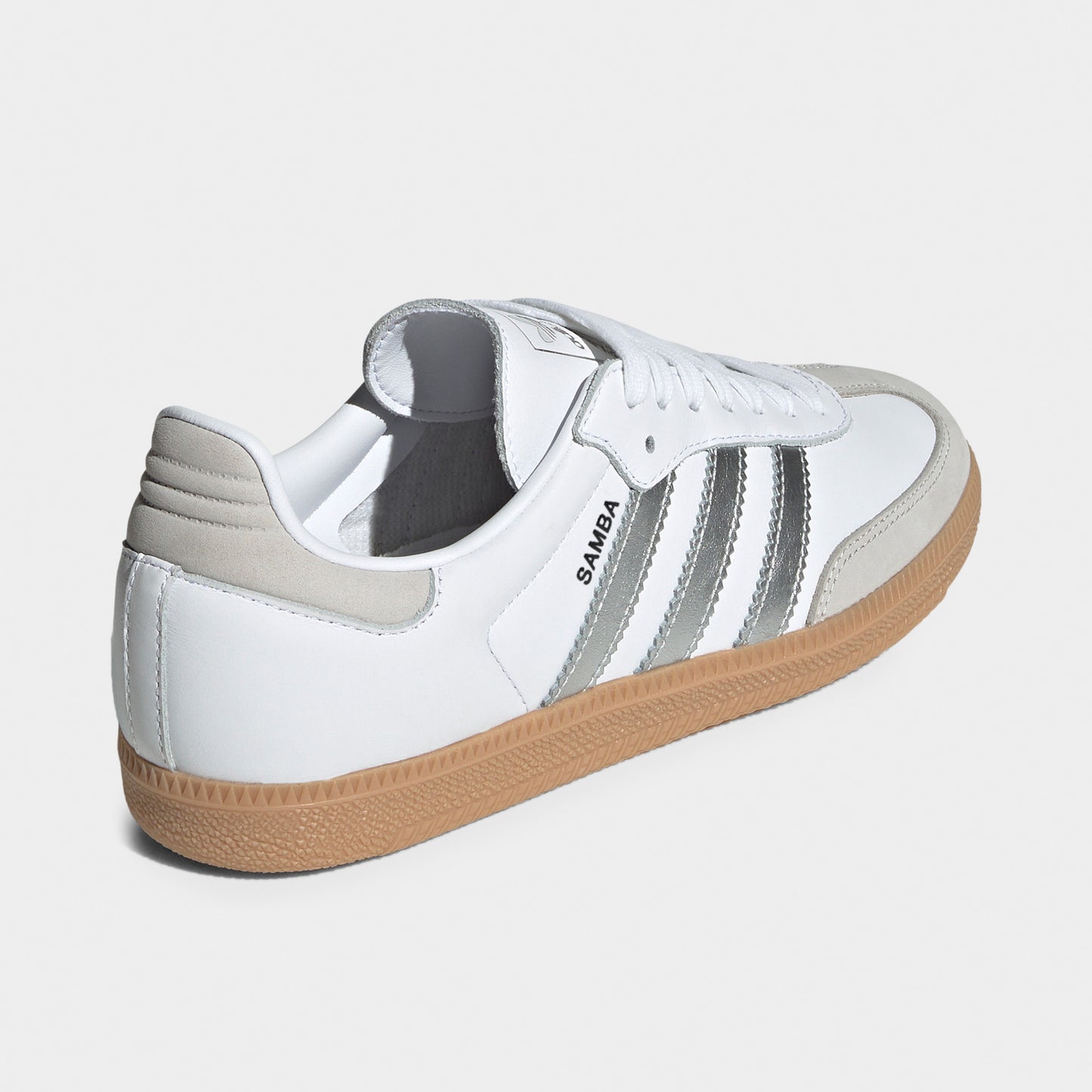 adidas Femme Samba OG Blanc / Argent Métallique - Gris