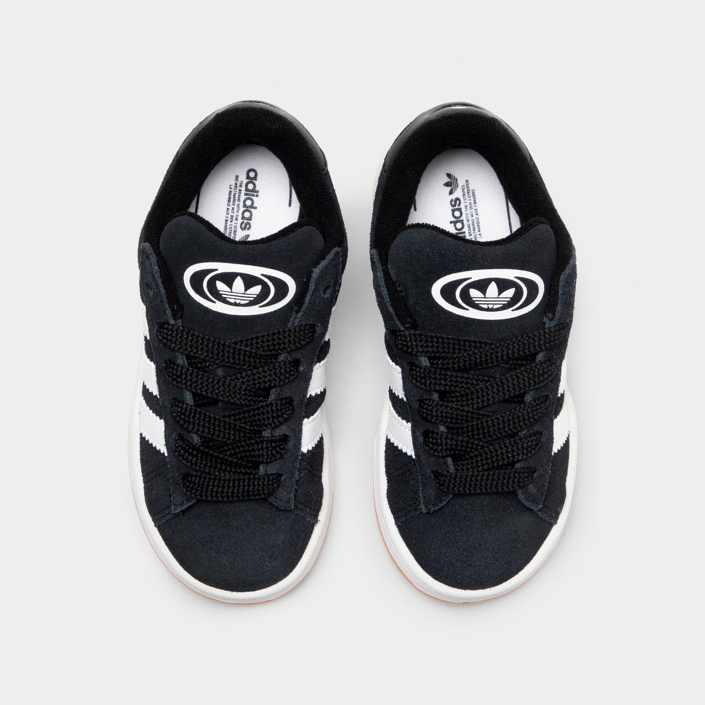 adidas Children's Campus 00s Core Black / White - Gum