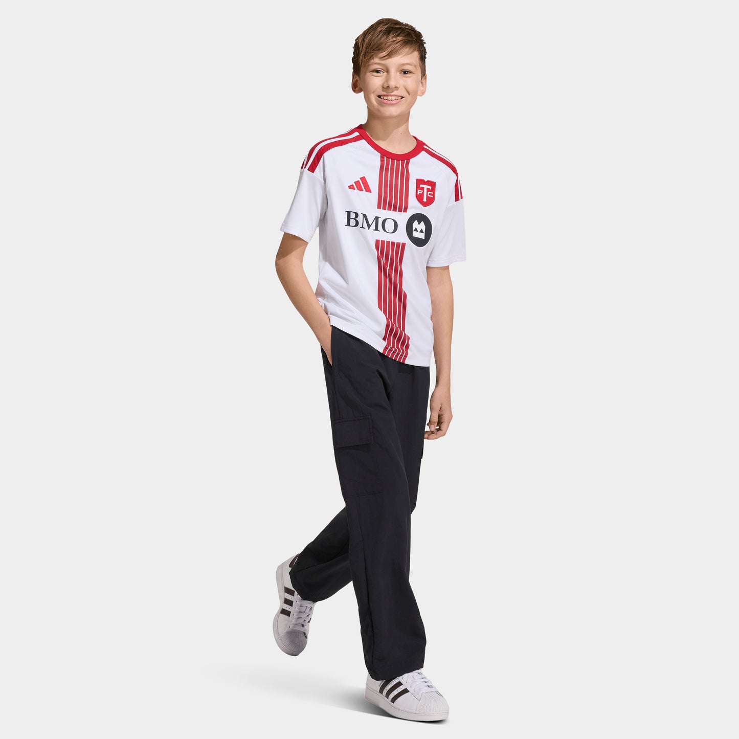 adidas Juniors' Toronto FC Away Jersey / White