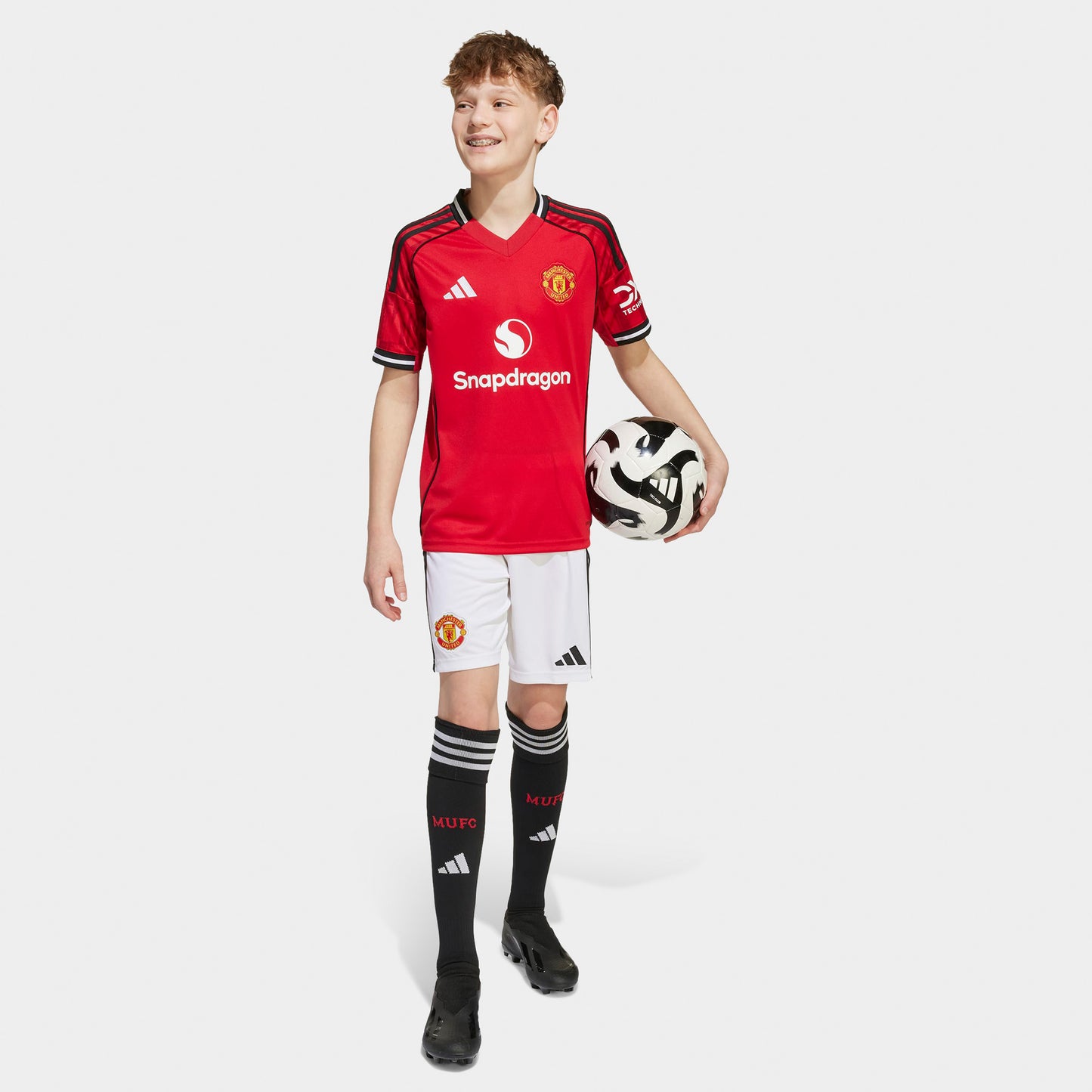 adidas Juniors' Manchester United Jersey Youth / MUFC Red