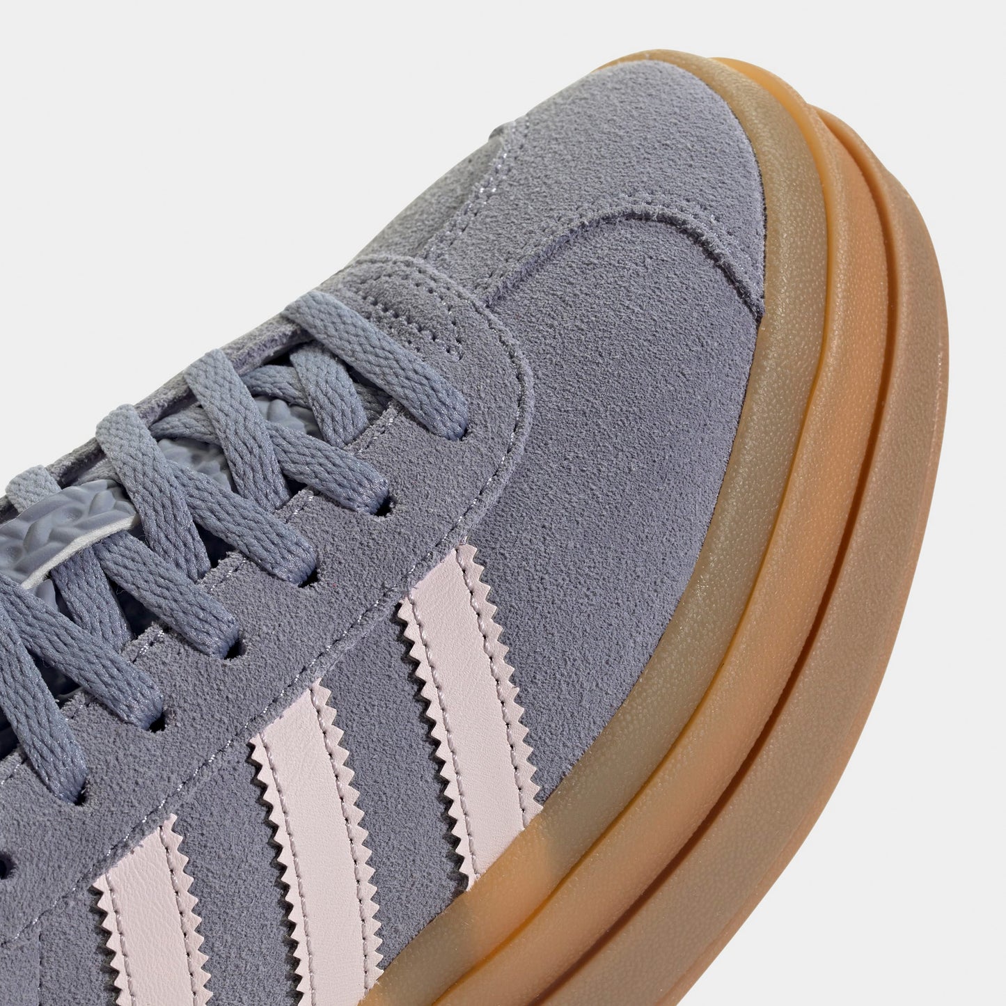 adidas Juniors' Gazelle Bold Silver Violet / Almost Pink - Gum
