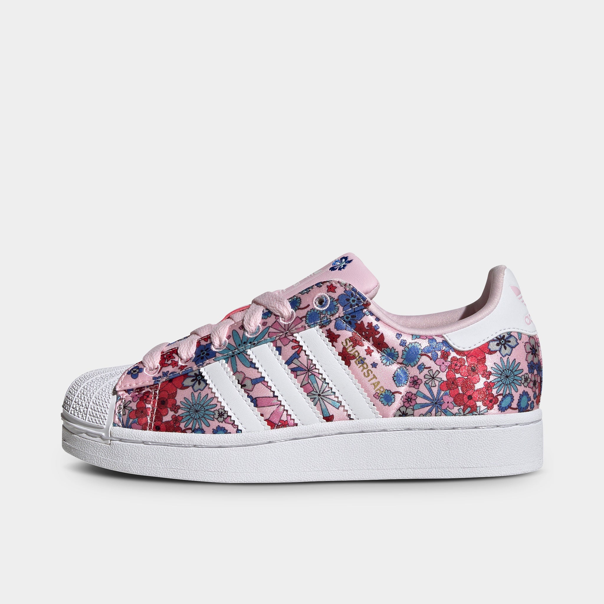 adidas Juniors' Superstar 2 Clear Pink / White