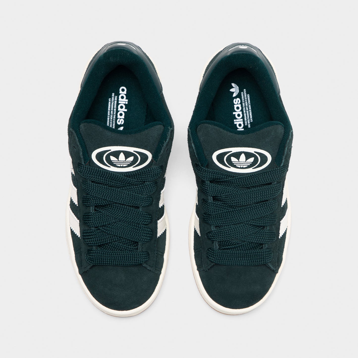adidas Juniors' Campus 00s Aurora Ivy / White - Gum