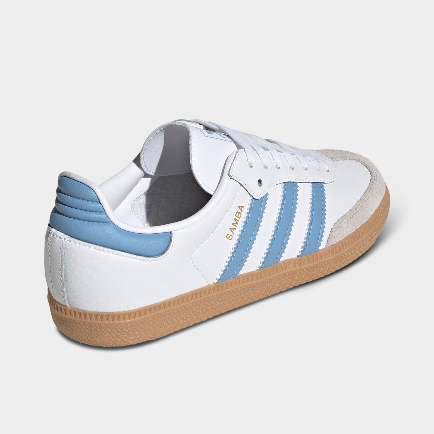 adidas Juniors' Samba OG White / Ash Blue - Gum