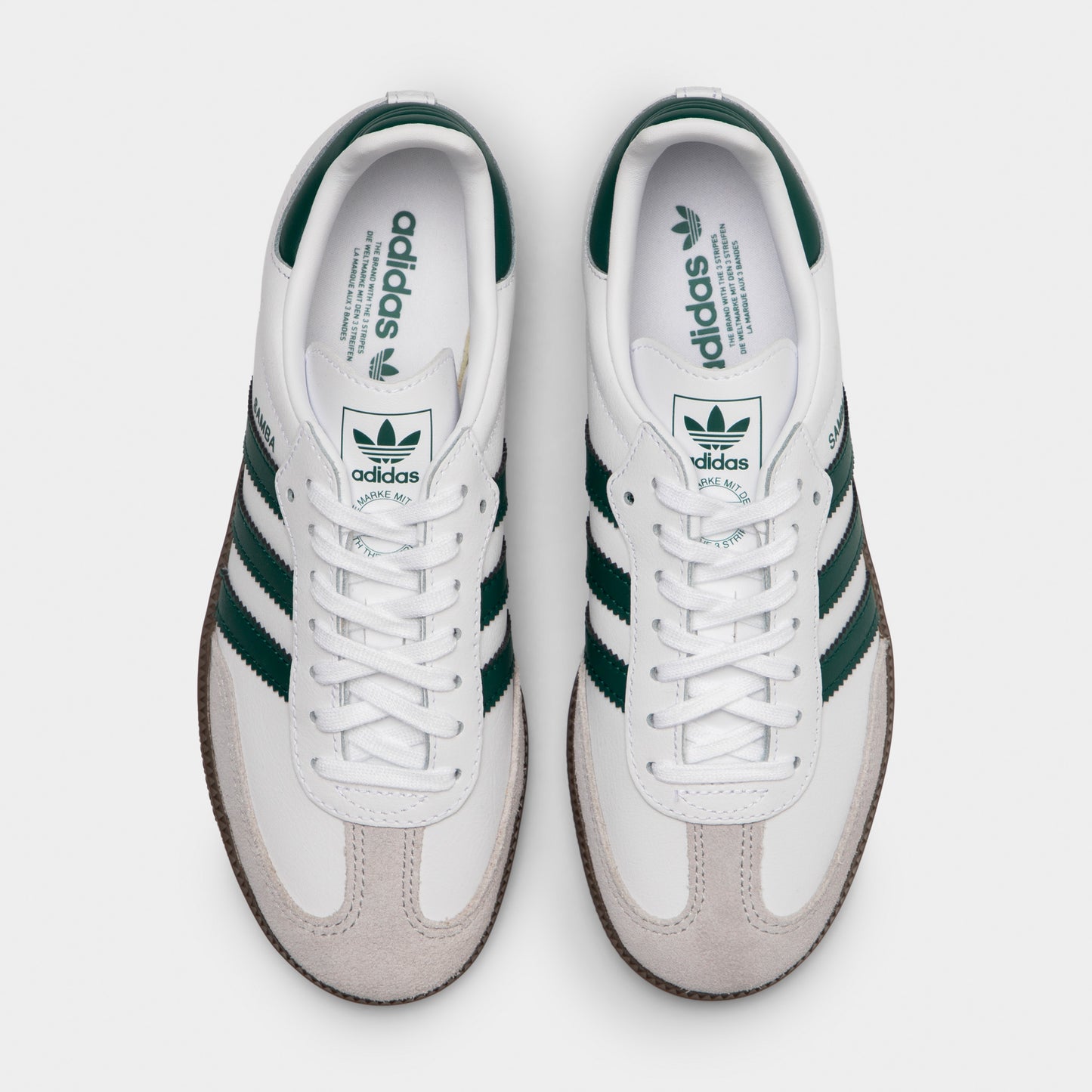 adidas Juniors' Samba OG White / Collegiate Green / Gum