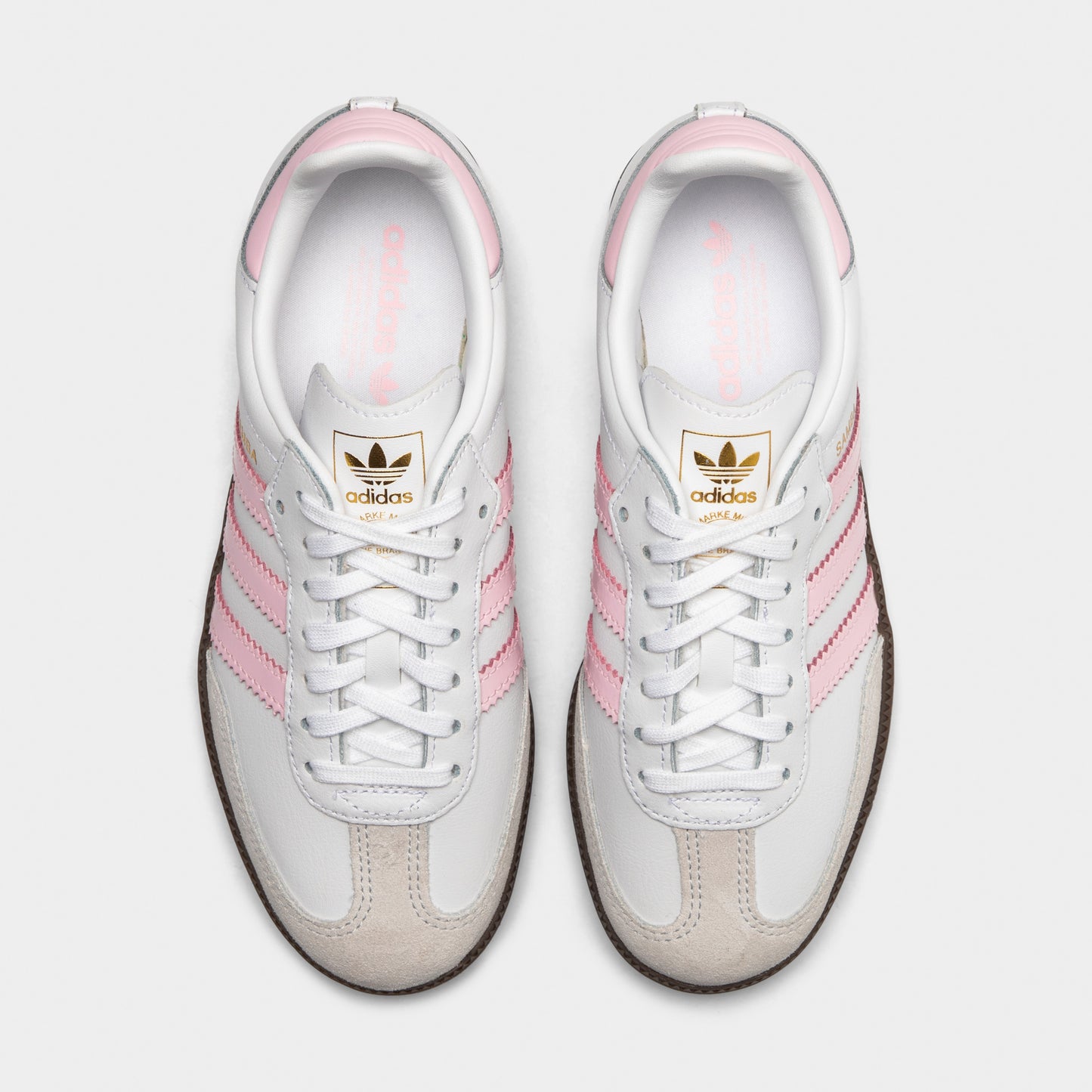 adidas Juniors' Samba OG White / Cloud Pink - Gum