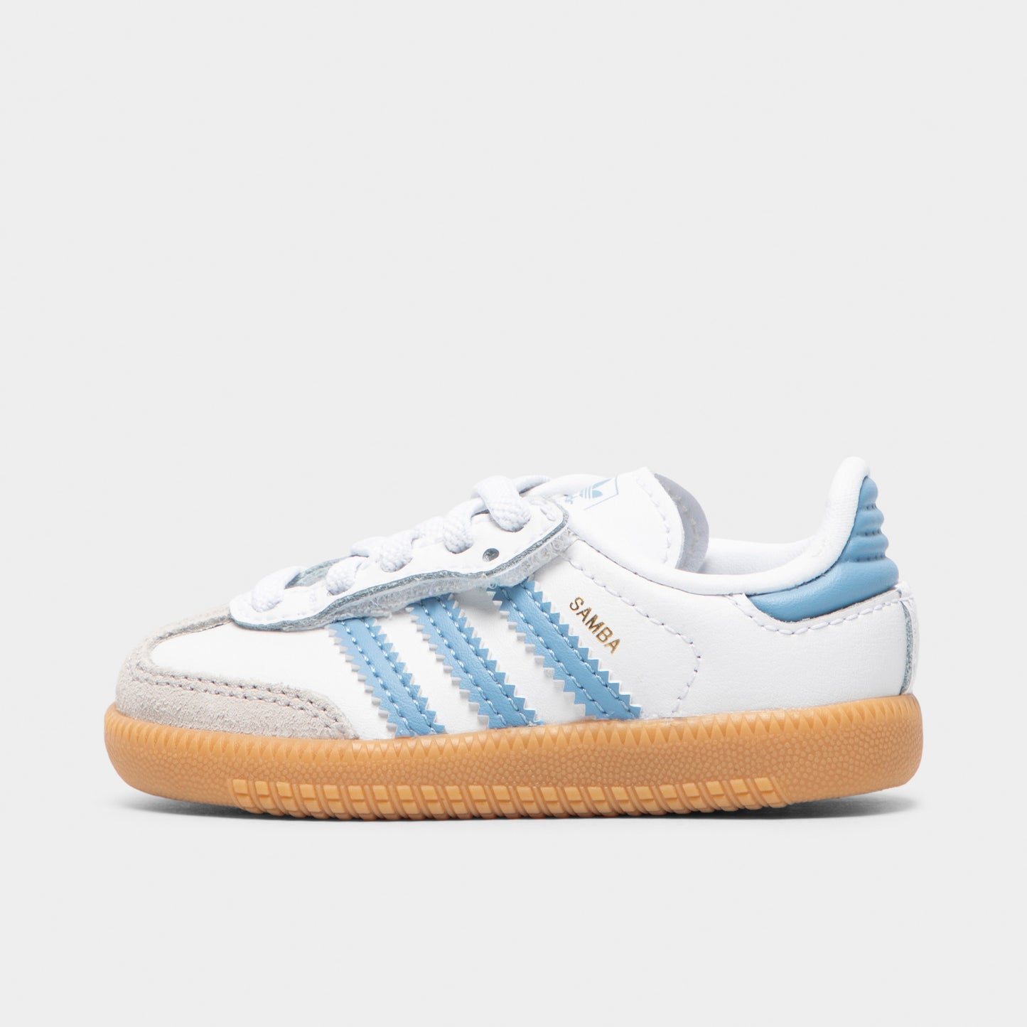 adidas Nourrissons Samba OG Blanc / Bleu Cendré - Gomme