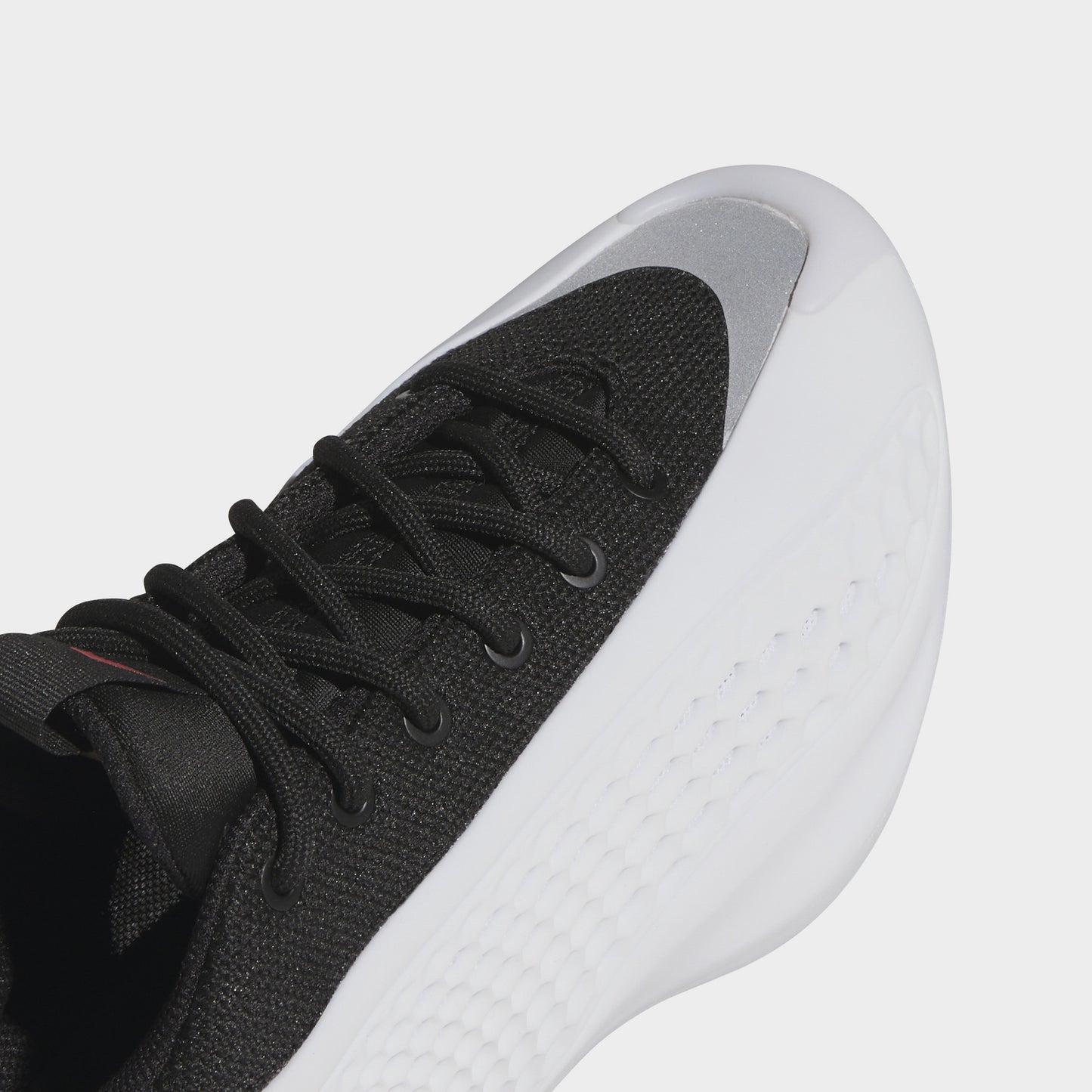 adidas Juniors' Anthony Edwards 1 Low White / Black - Red