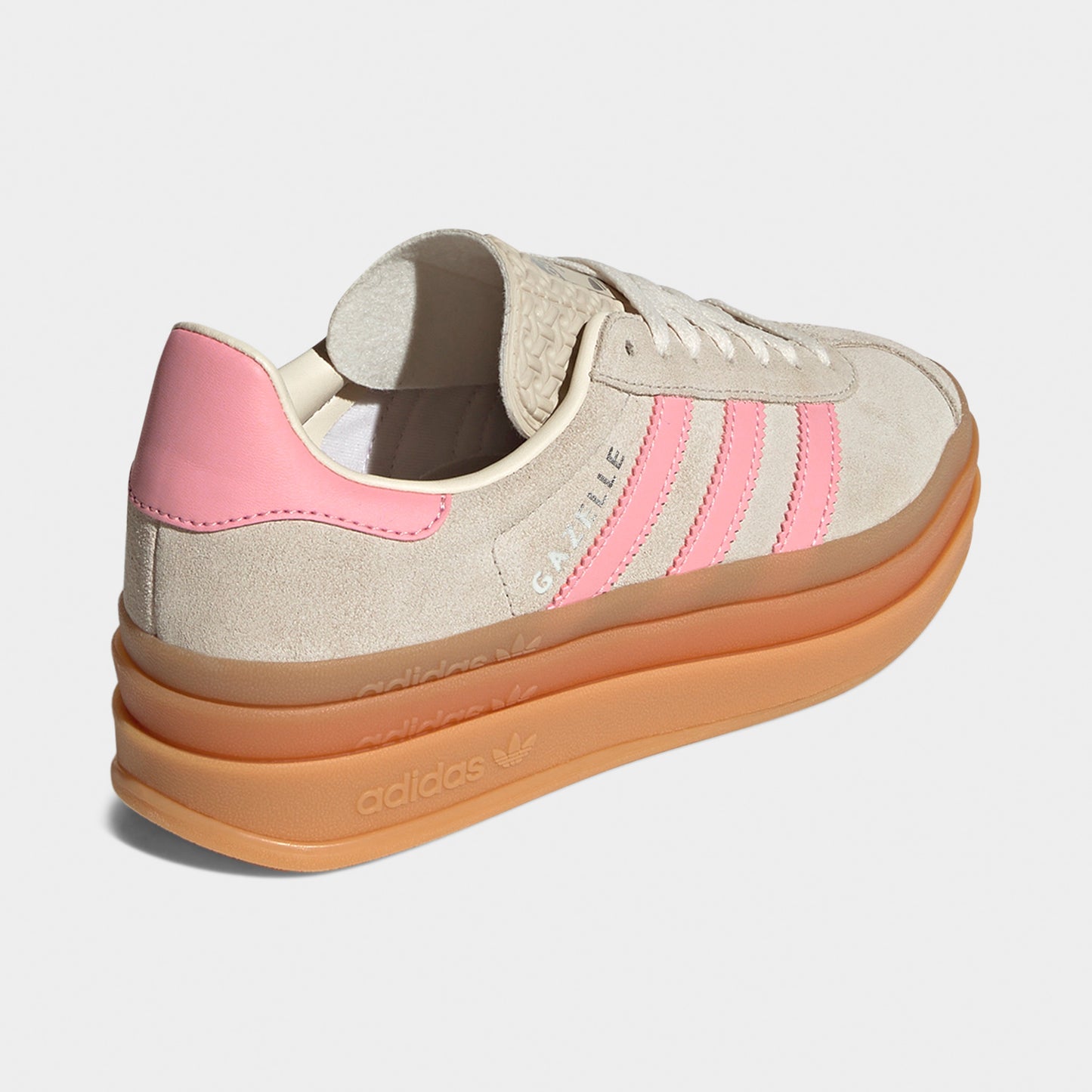 adidas Juniors' Gazelle Bold Grey / Alumina - Semi Pink Spark