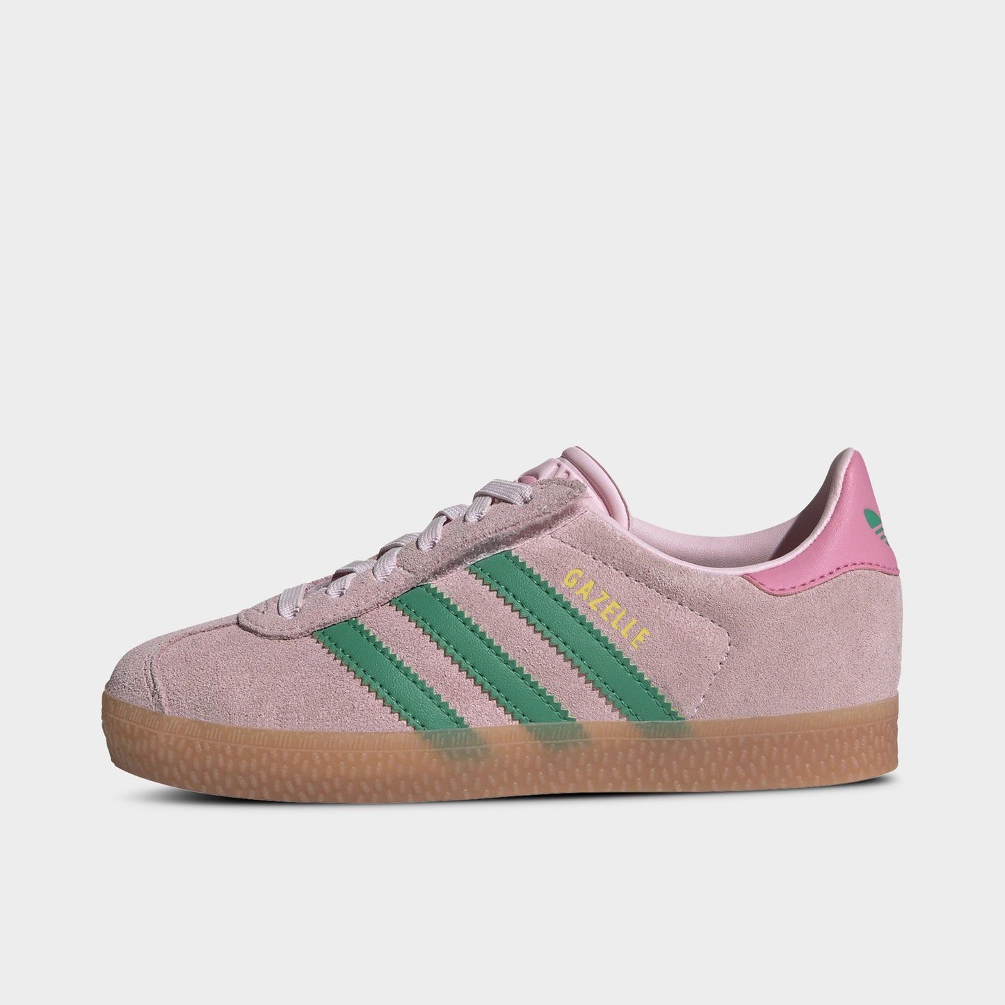 adidas Originals Children's Gazelle Pink / Green - Gum