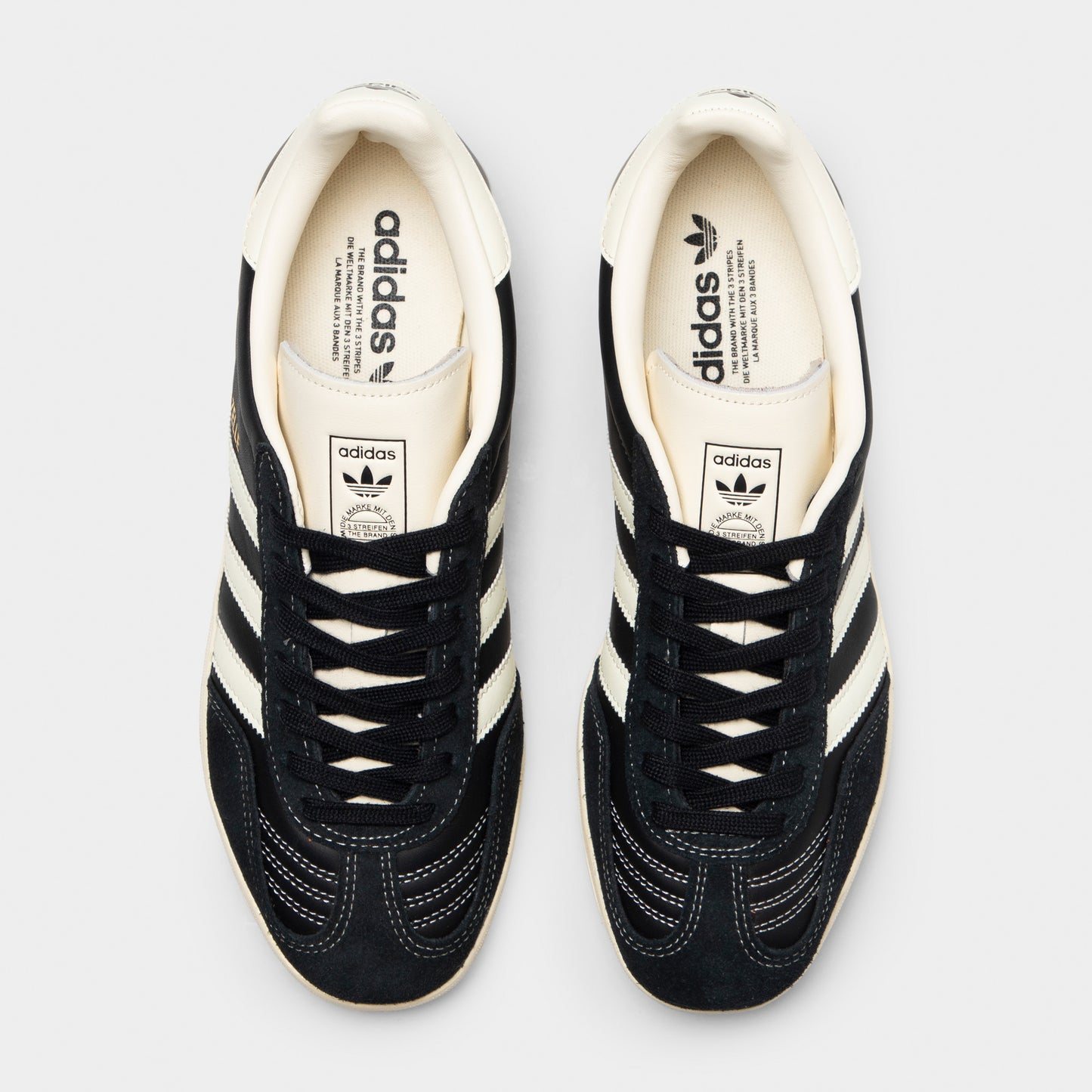 adidas Gazelle Indoor Black / White - Gold