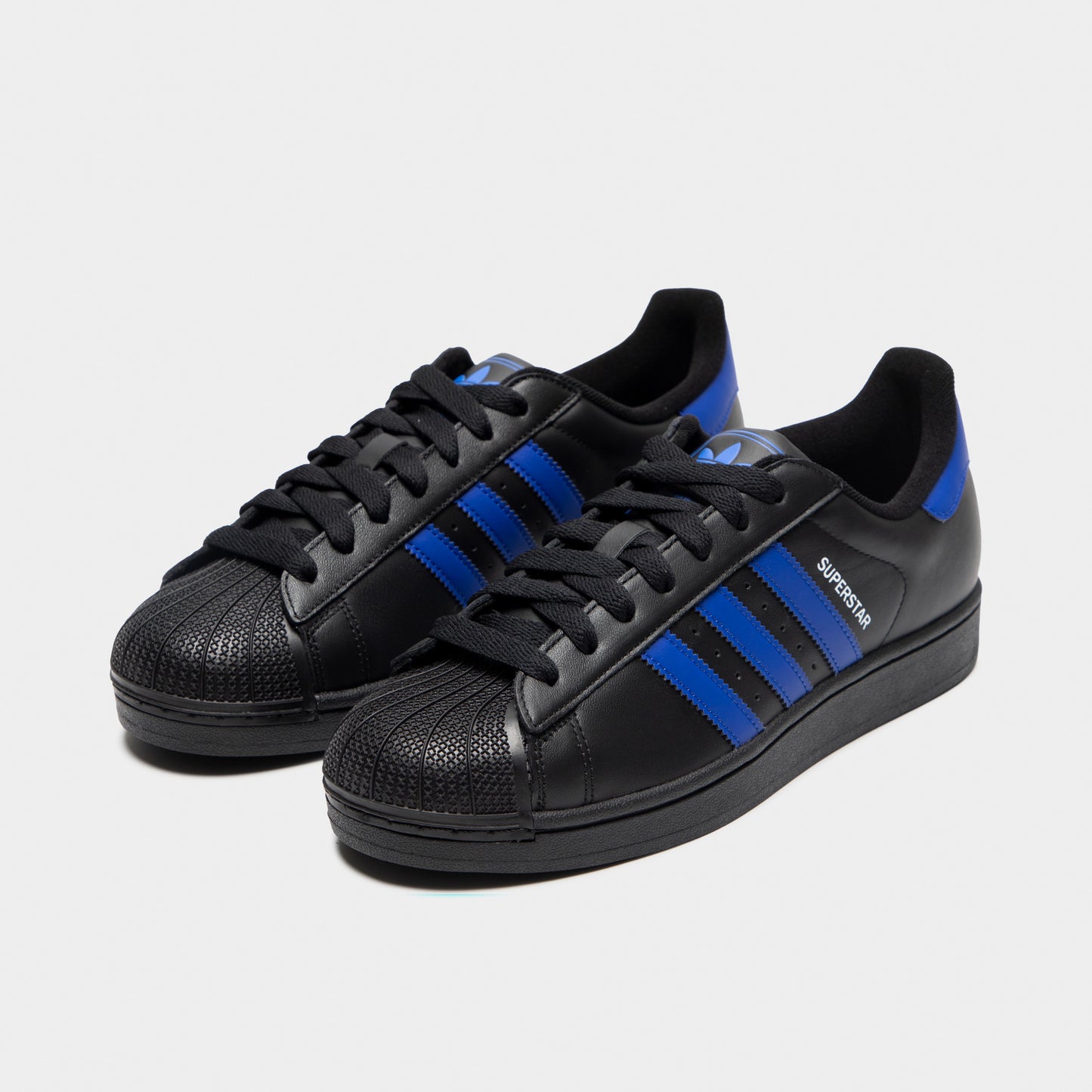 adidas Superstar II Noir / Bleu - Blanc
