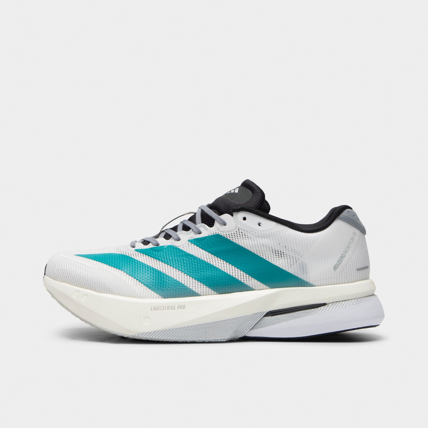 adidas Adizero Boston 13 Blanc / Thé pur - Gris