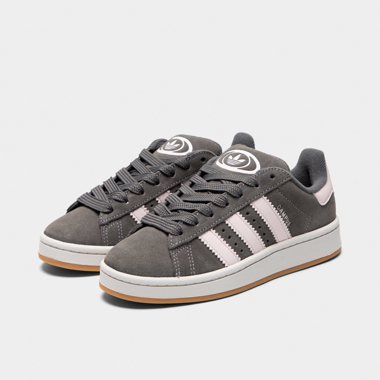 adidas Juniors' Campus 00s Grey / Almost Pink - Gum