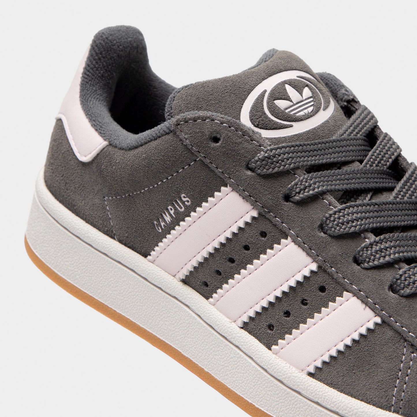 adidas Juniors' Campus 00s Grey / Almost Pink - Gum