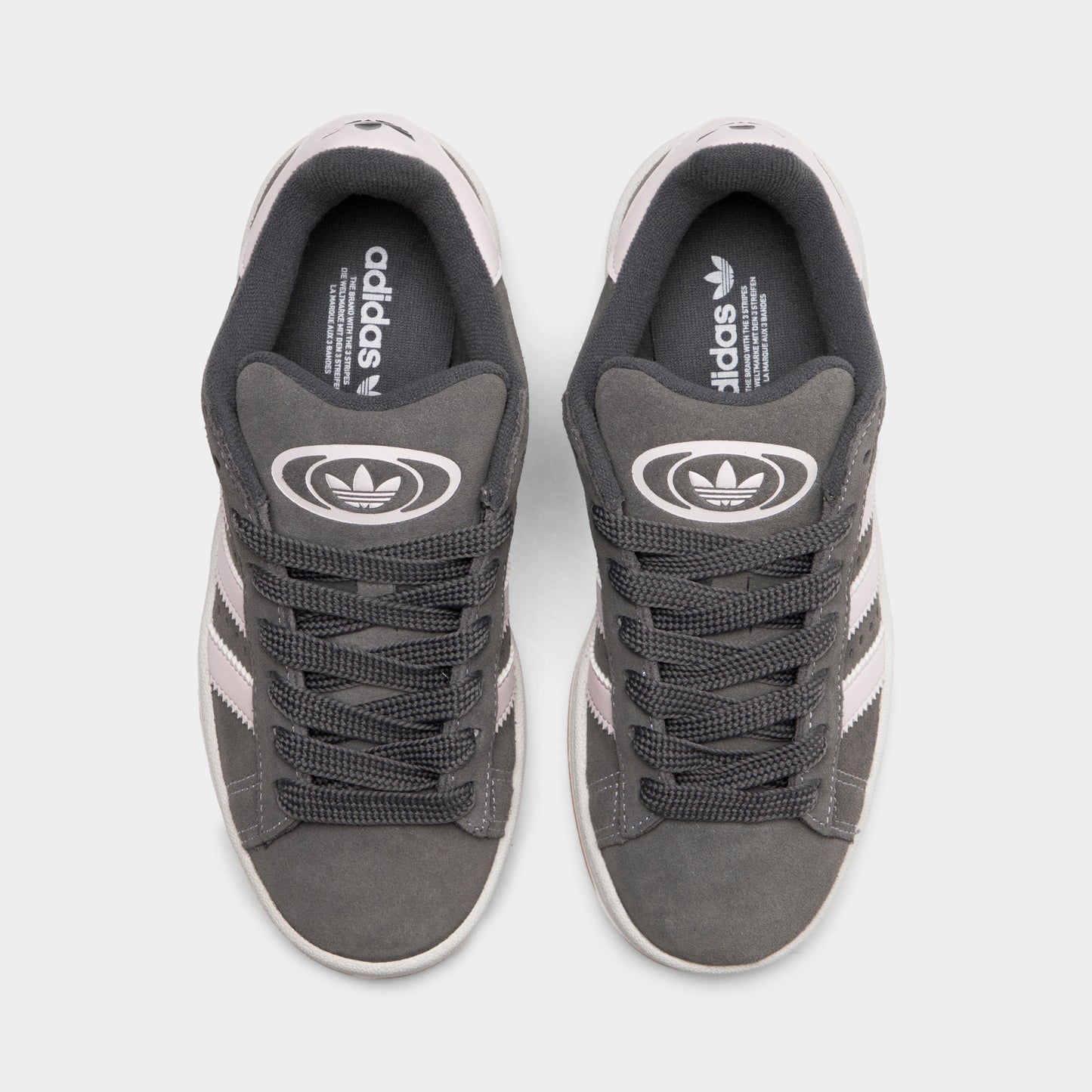 adidas Juniors' Campus 00s Grey / Almost Pink - Gum
