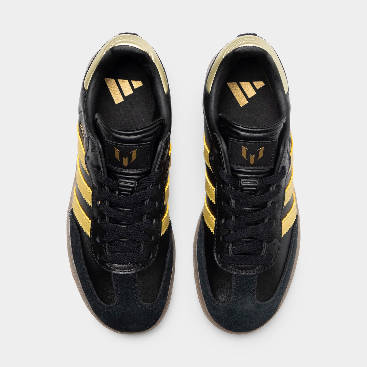 adidas Juniors' Samba Messi Core Black / Gold Metallic - Gum