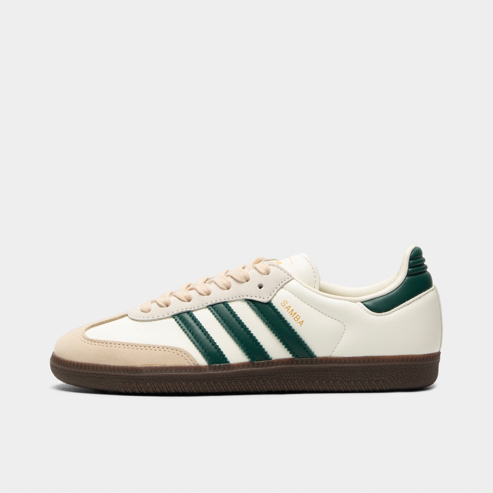 adidas Women's Samba OG Off White / Collegiate Green - Sand adidas Women's Samba OG Off White / Collegiate Green - Sand