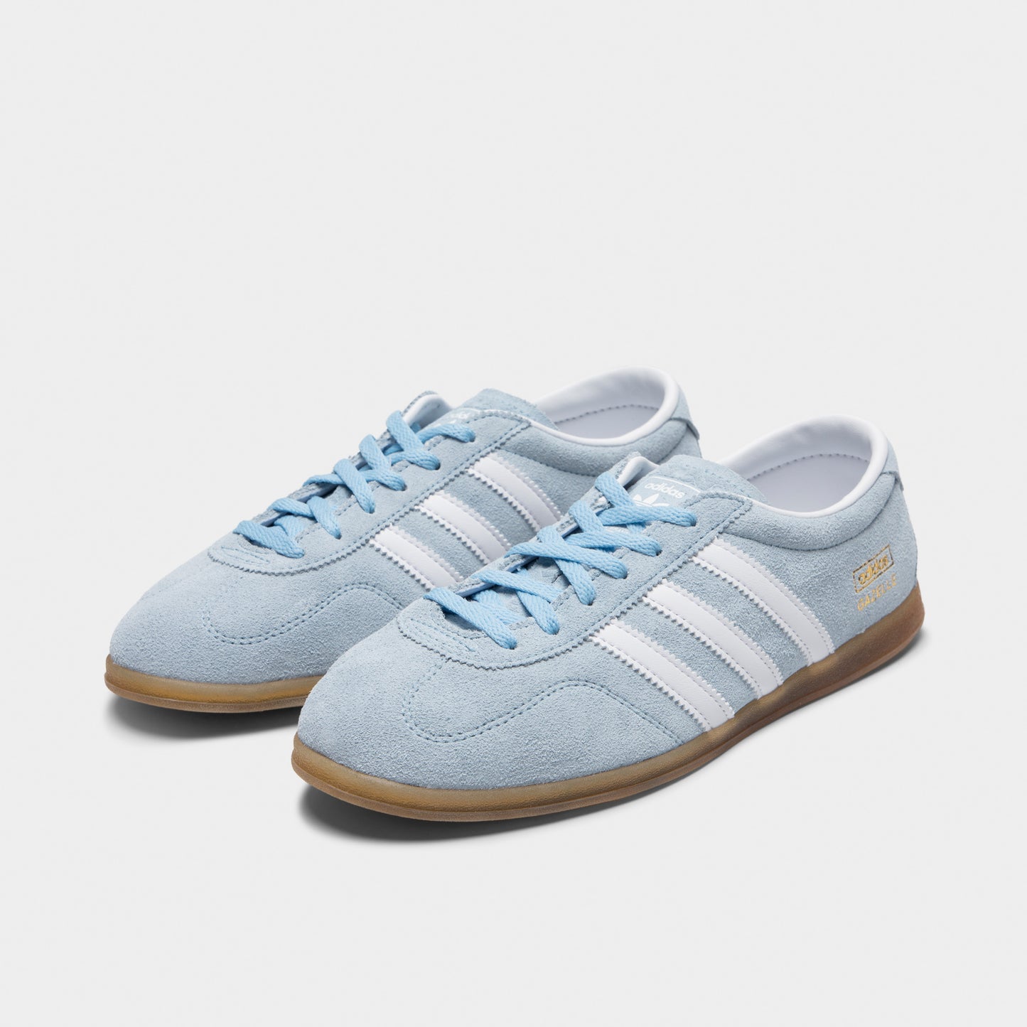 adidas Femmes Gazelle Lo Pro Ciel Clair / Blanc - Gomme