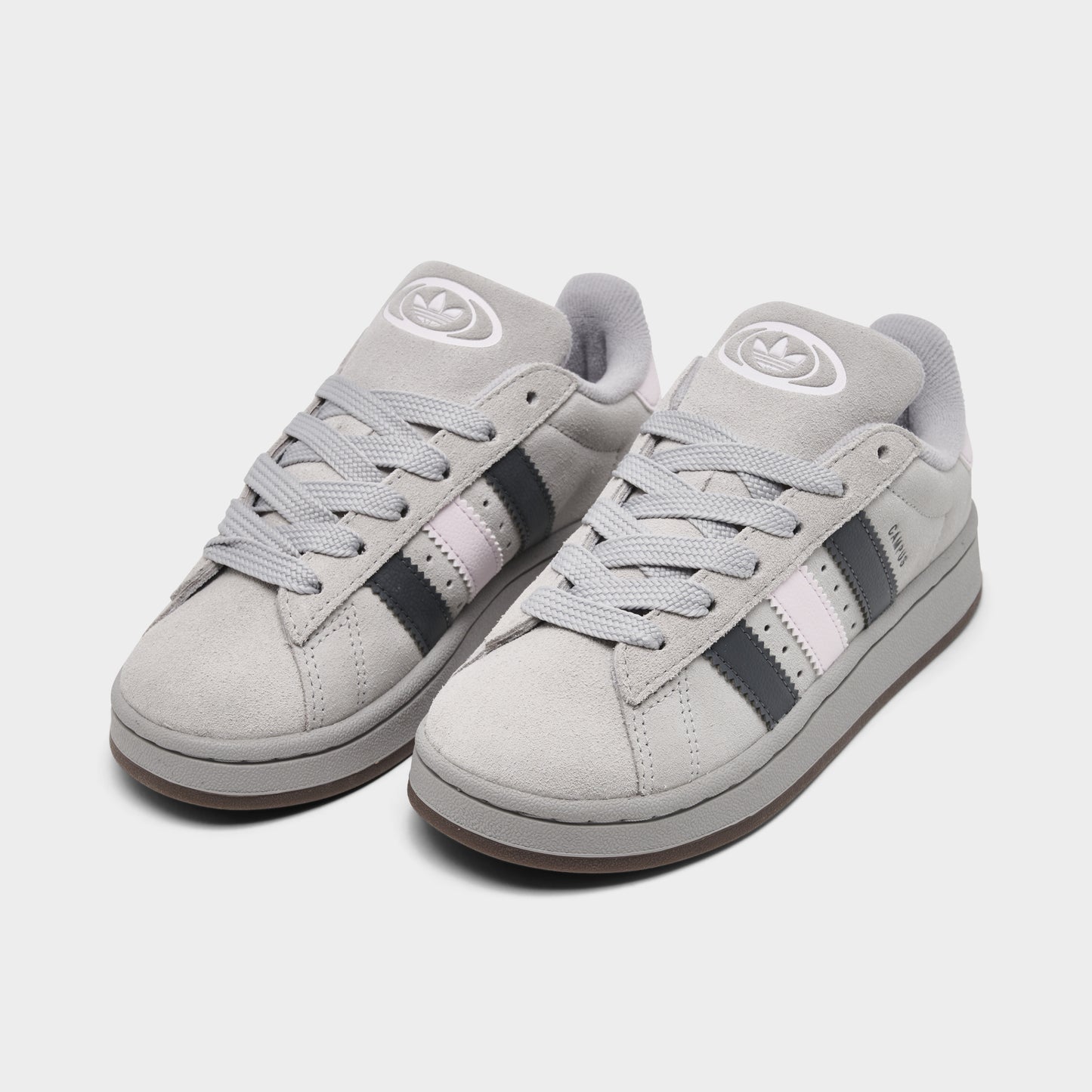 adidas Enfants Campus 00s Gris Deux / Gris Cinq - Presque Rose