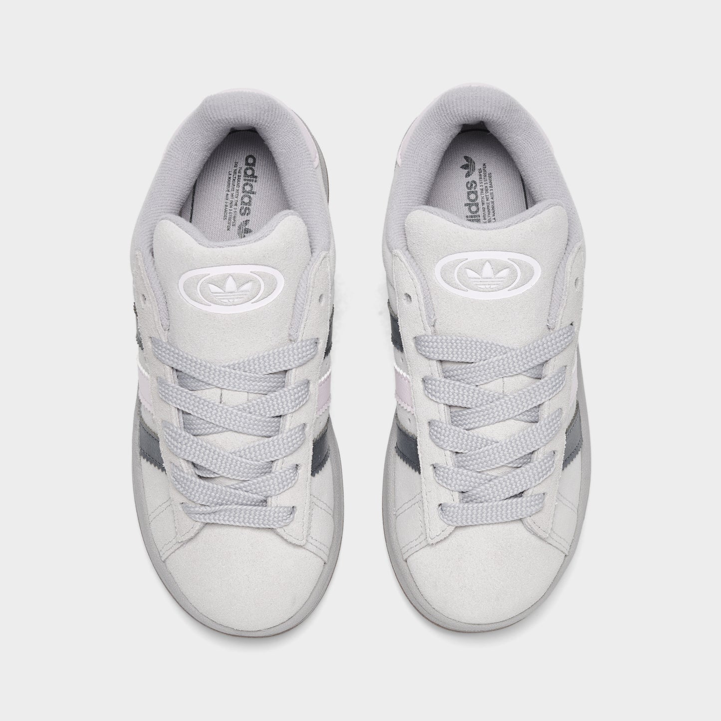 adidas Enfants Campus 00s Gris Deux / Gris Cinq - Presque Rose