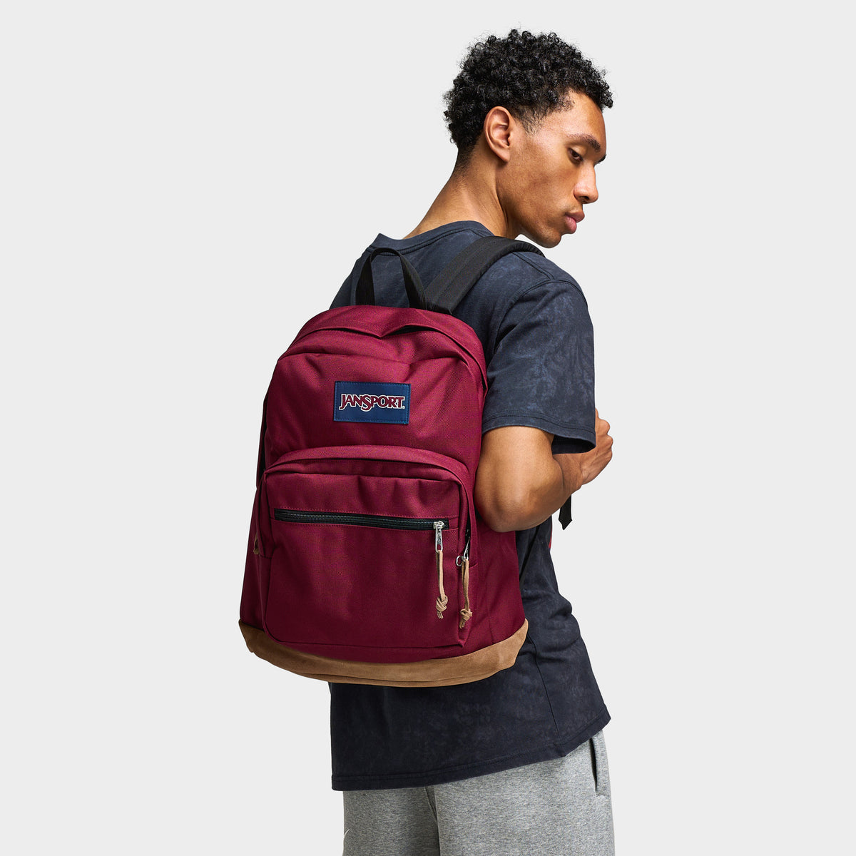 ◆jansport◆ Draw color RUSSET RED JS0A83LQ04S Jansport Draw Sack- Russet Red - Just Bags Luggage Center