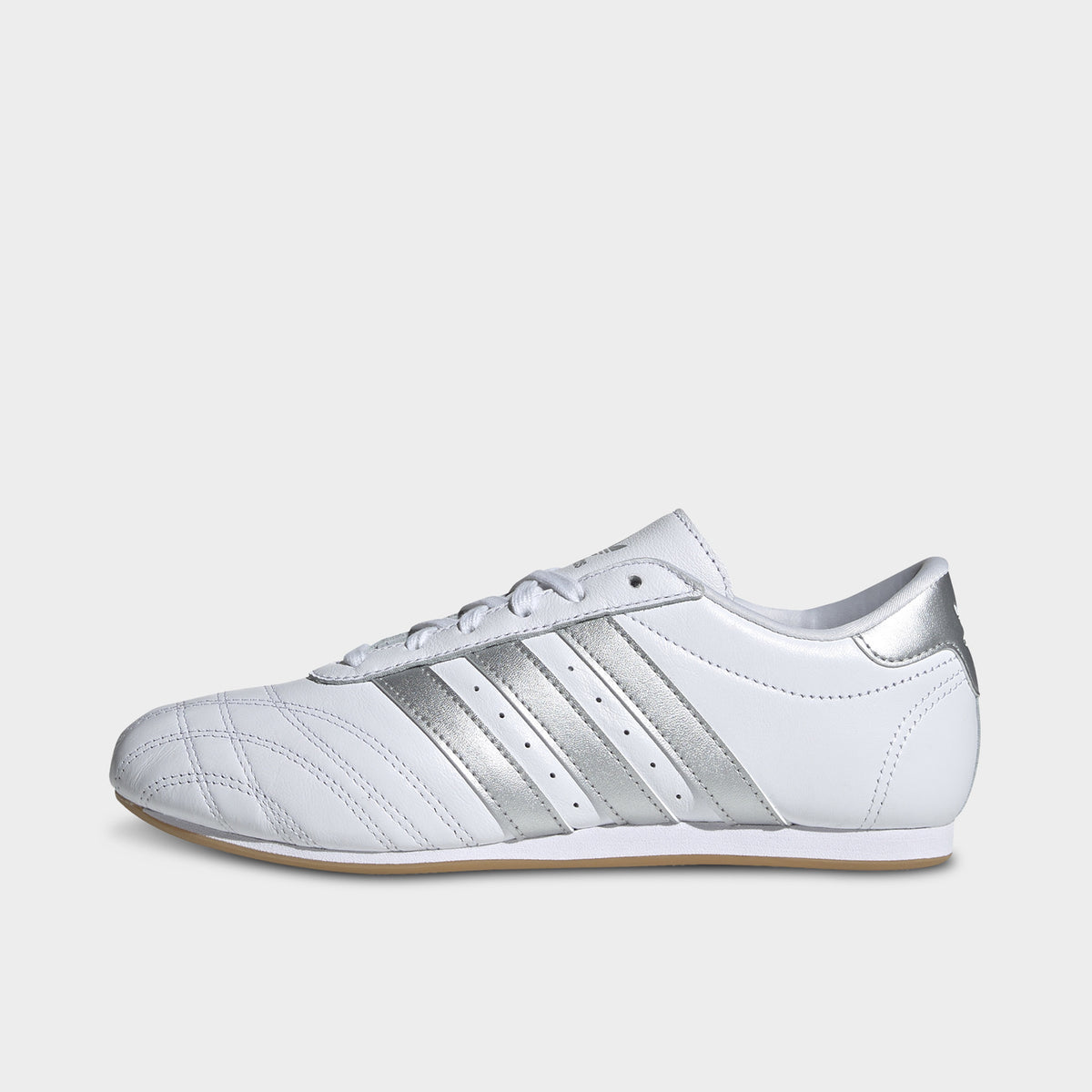 adidas Femmes Lacets Taekwondo Blanc / Argent - Gomme