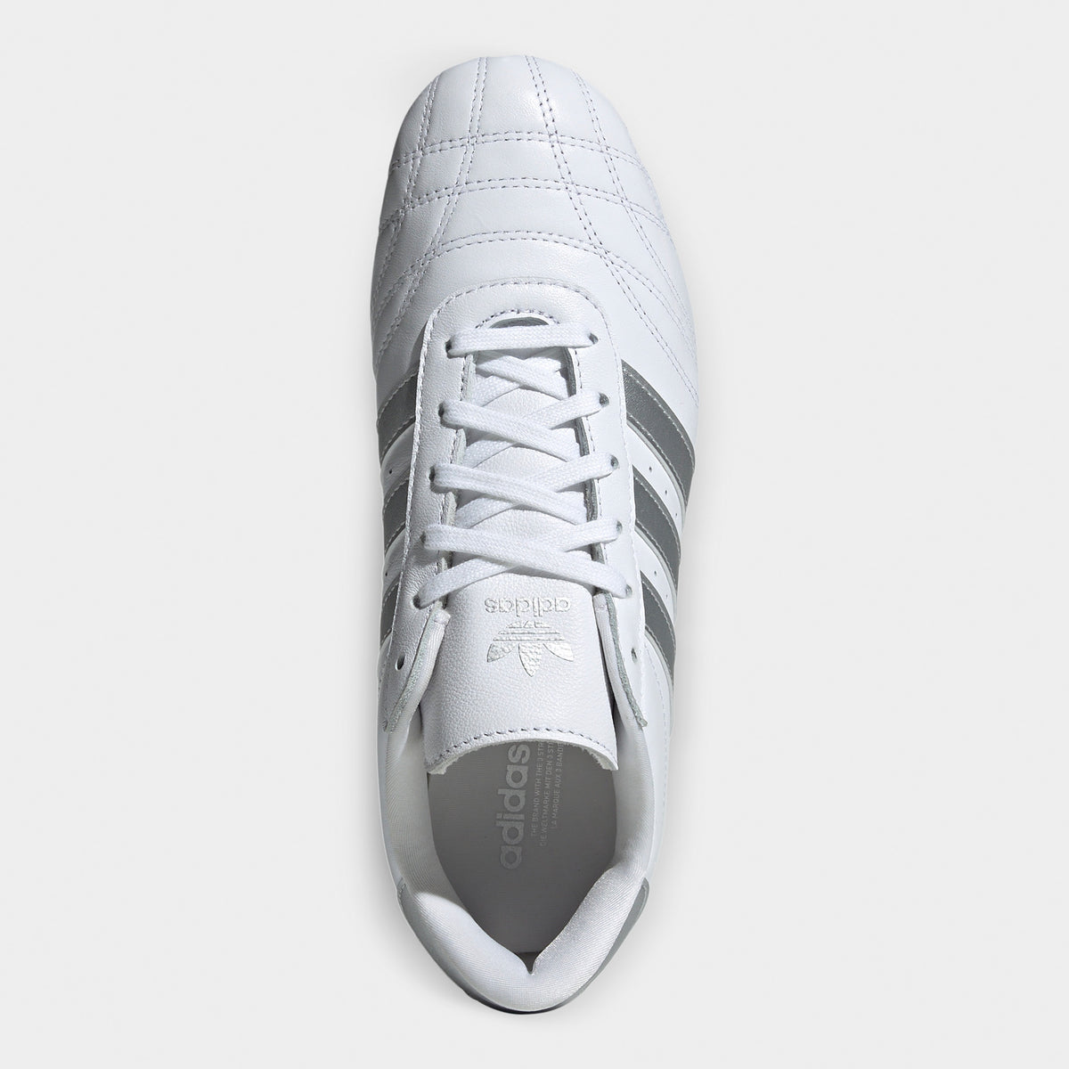 adidas Femmes Lacets Taekwondo Blanc / Argent - Gomme