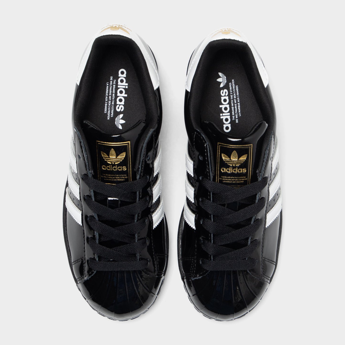 adidas Women's Superstar II Core Black / White - Gold Metallic