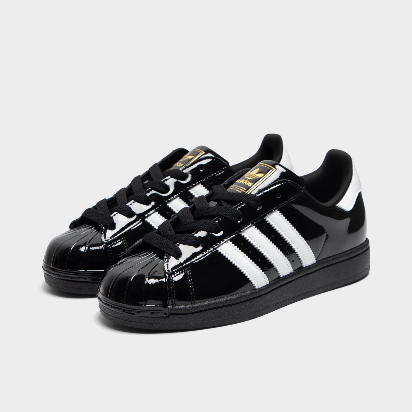 adidas Women's Superstar II Core Black / White - Gold Metallic