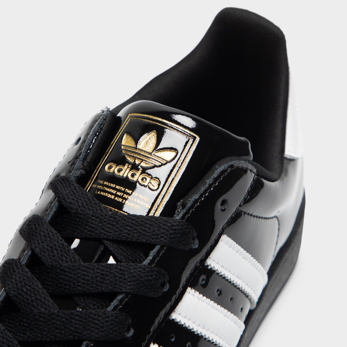 adidas Women's Superstar II Core Black / White - Gold Metallic