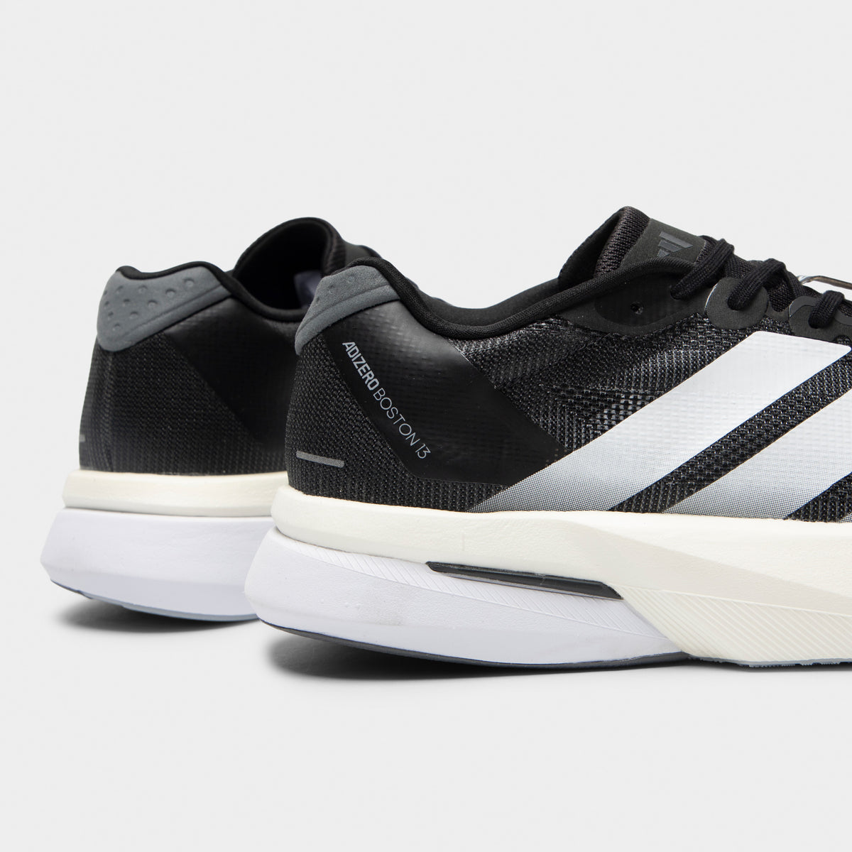 adidas Adizero Boston 13 Black / White - Grey | JD Sports