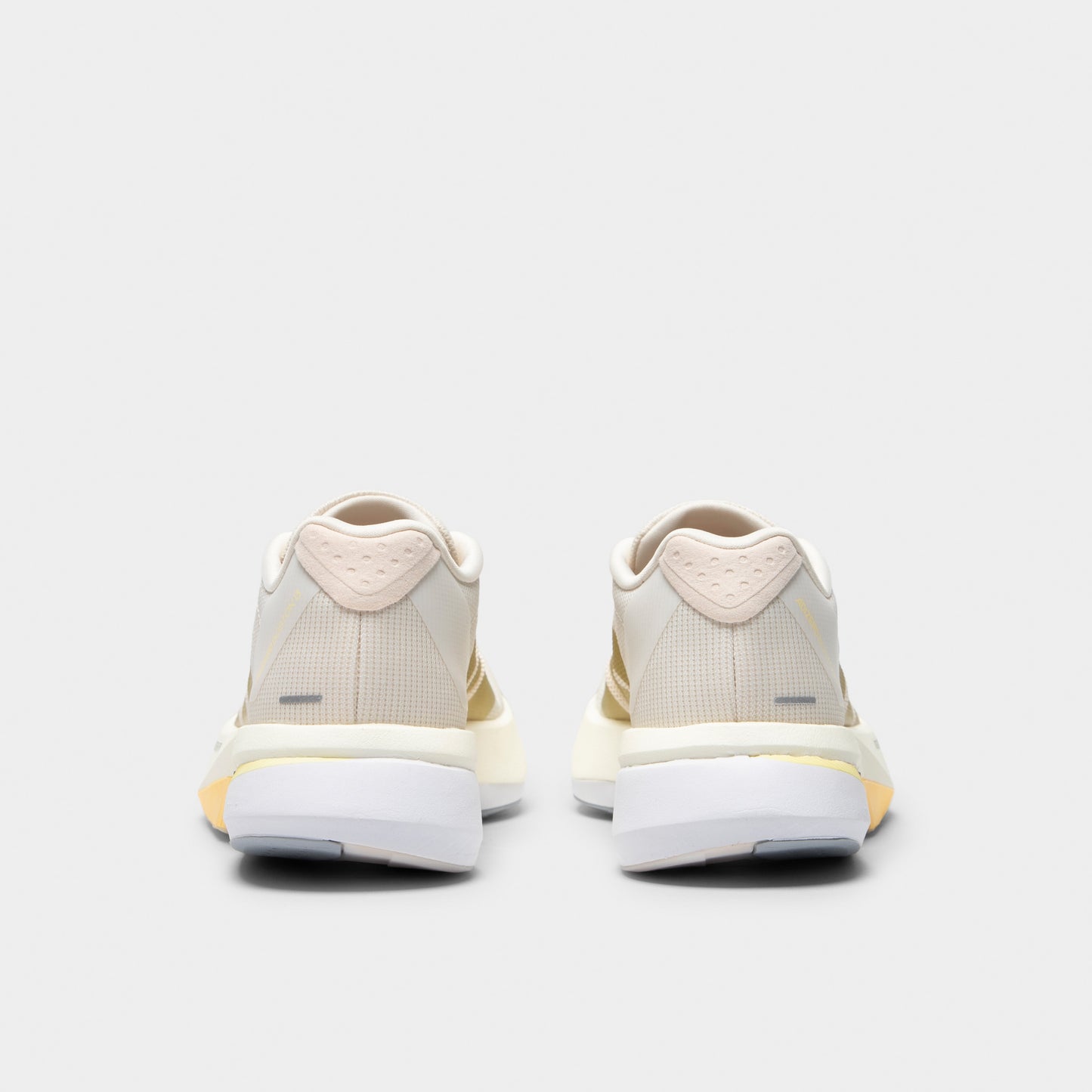 adidas Women's Adizero Boston 13 Chalk White / Gold Metallic - Orange Tint