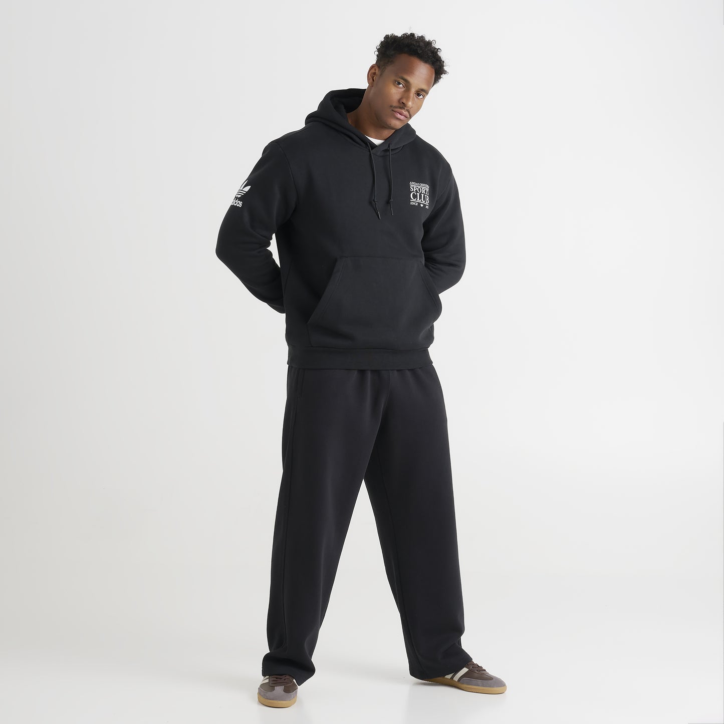 adidas Graphic Pullover Hoodie / Black