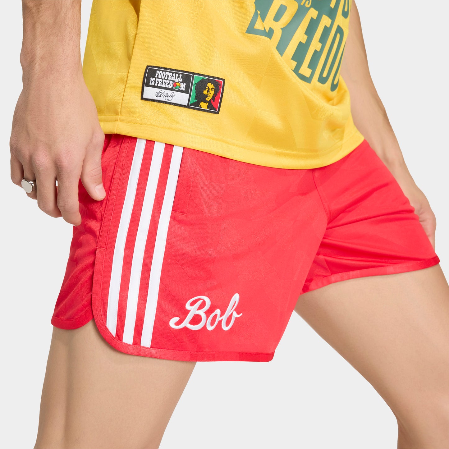 adidas Bob Marley OG Shorts / Pure Ruby