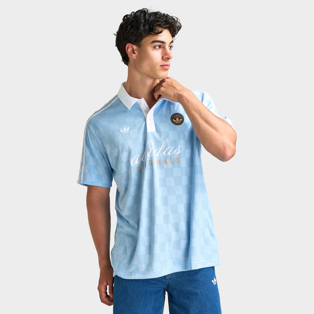 adidas Originals FTB T-Shirt Clear Sky / White | JD Sports