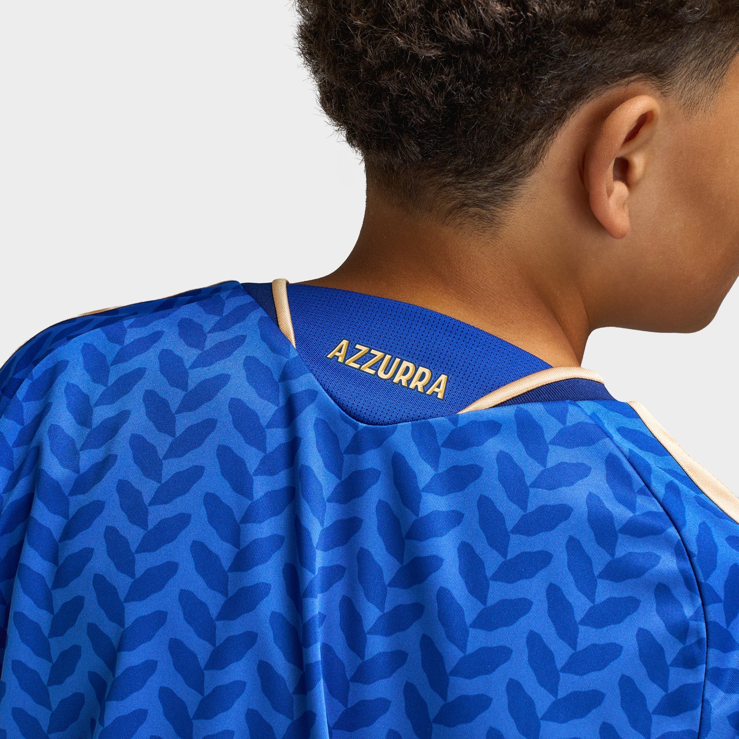 Adidas Juniors' Italia Replica Home Jersey / Royal Blue