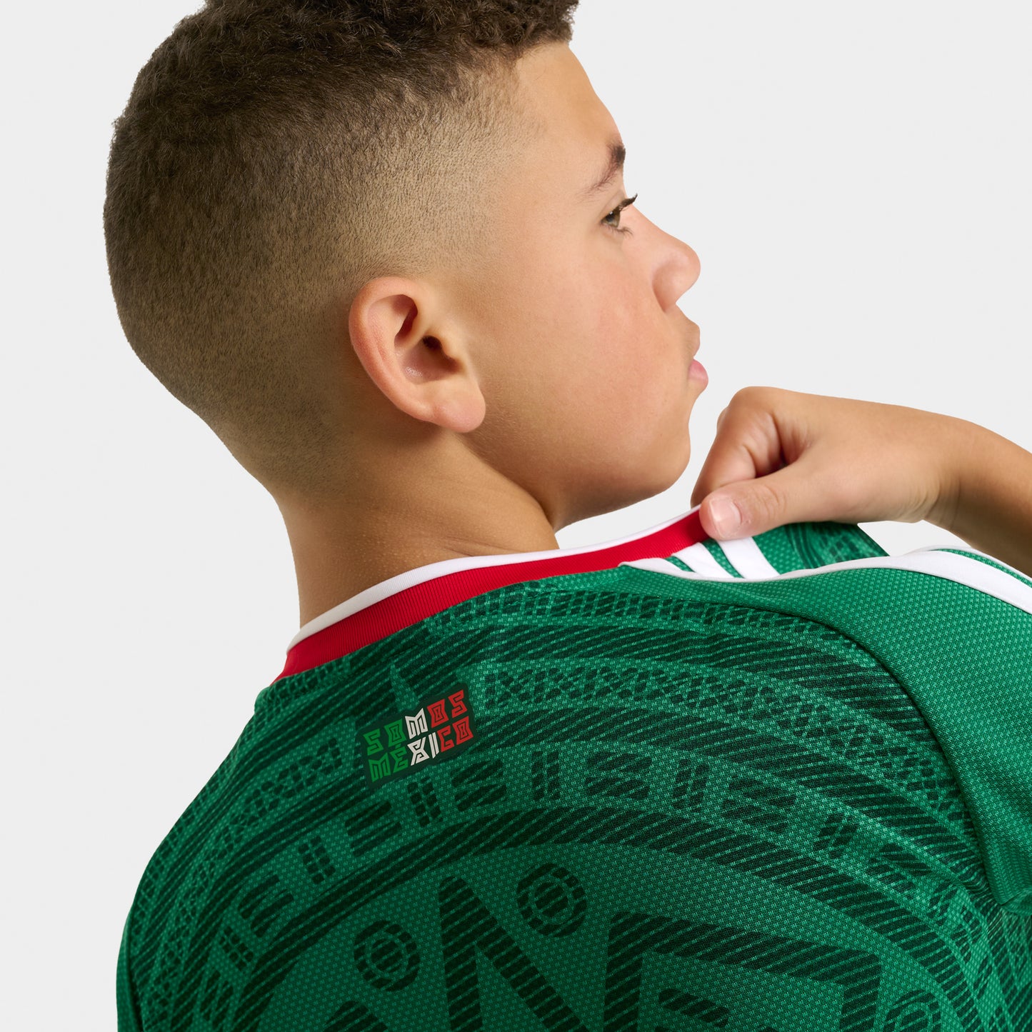 Adidas Juniors' Mexico Replica Home Jersey / Green